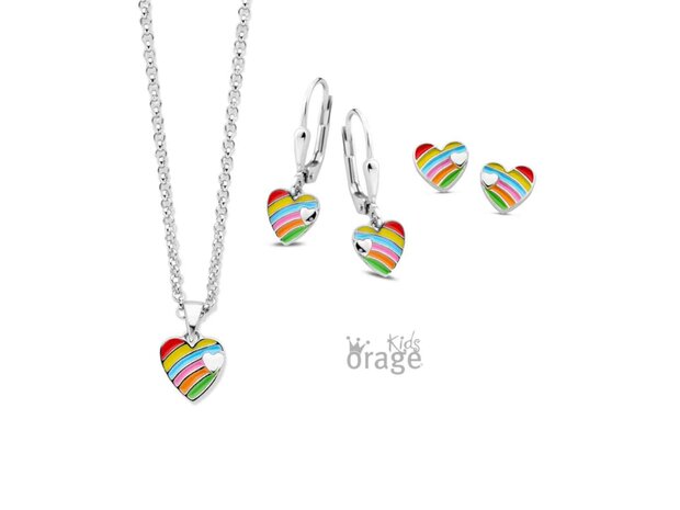 Hanger met Ketting - Orage Kids Silver | (Ag) Orage Zilver