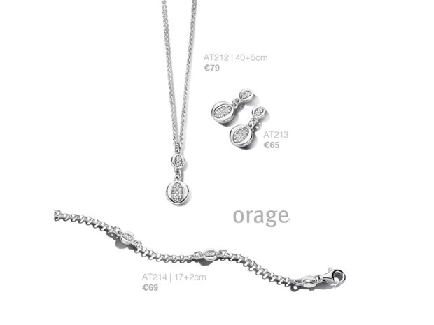 Hanger met Ketting - Orage Silver Jewellery | (Ag) Orage Zilver