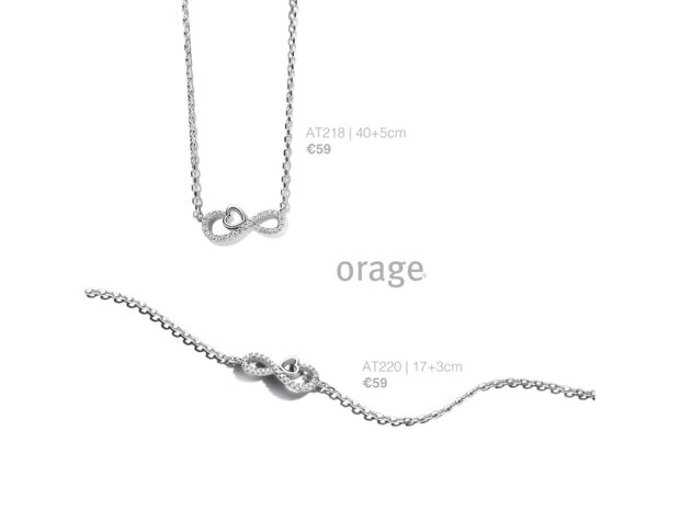 Hanger met Ketting - Orage Silver Jewellery | (Ag) Orage Zilver