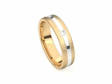 Aurodesign Trouwring - 18kt Bicolor | Auro Design Ring