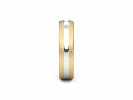 Aurodesign Trouwring - 18kt Bicolor | Auro Design Ring