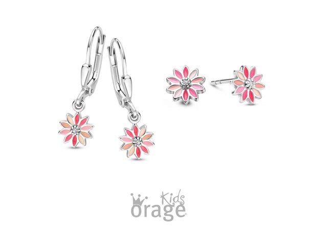 Oorbellen kinder afhanger - Orage Kids Silver | (Ag) Orage Zilver