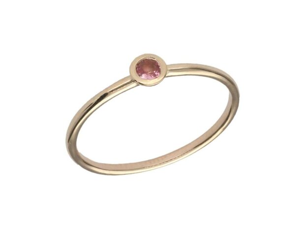 Birthstone Ring - 18kt Geelgoud | Swing 18k Jewels