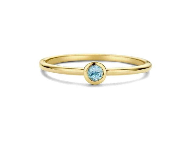 Birthstone Ring - 18kt Geelgoud | Swing 18k Jewels