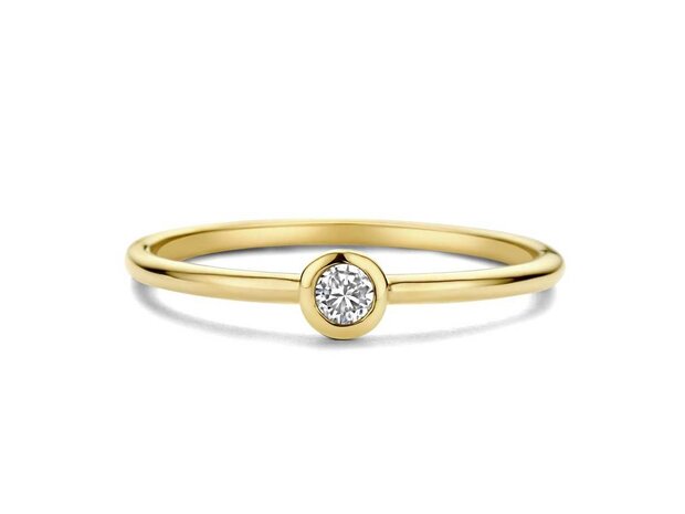 Birthstone Ring - 18kt Geelgoud | Swing 18k Jewels