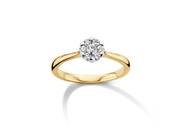 Ring entourage briljant - DULCI NEA 18K | DULCI NEA JEWELS