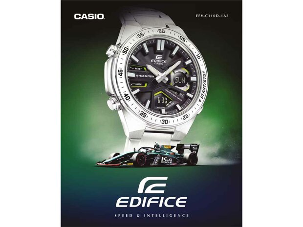 Horloge Edifice - Edelstaal massief | Casio