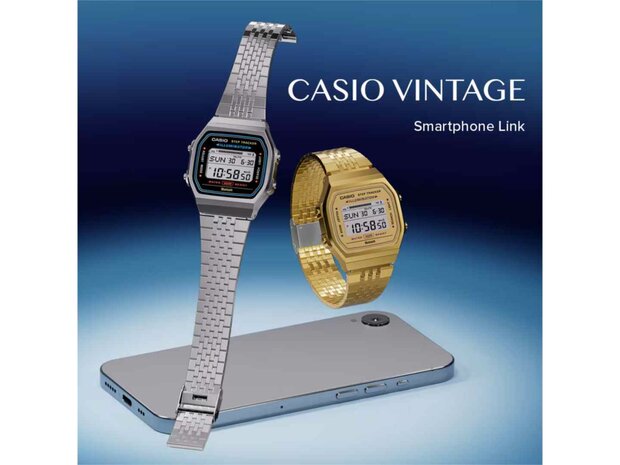 CASIO Vintage - Metal-Resin-Chromé-messing