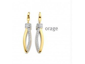 OORBEL AFHANGER ZIRCONIA - Orage Silver Jewellery | (Ag) Orage Zilver