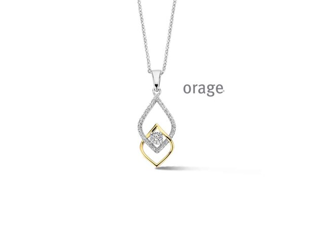 Hanger met Ketting - Orage Silver Jewellery | (Ag) Orage Zilver