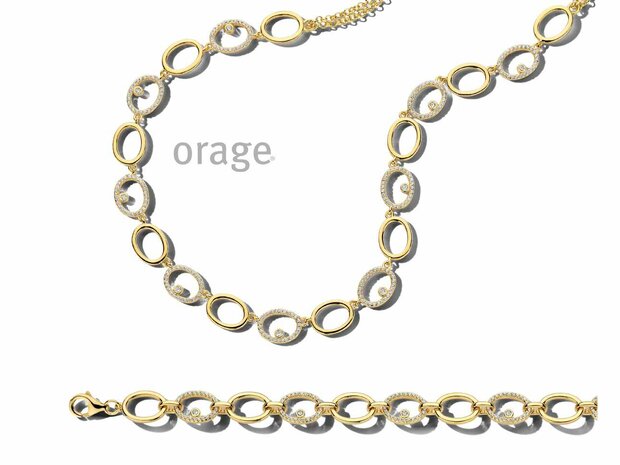 COLLIER ZIRCONIA - Orage Juwelen | (Ag) Orage Zilver