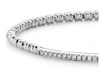 Armband met Briljant - 18kt Witgoud | COLLECTION VANSCHOENWINKEL