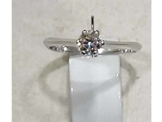 Lab Grown Diamond Solitair - 18kt Witgoud | Lab Grown Collection VS