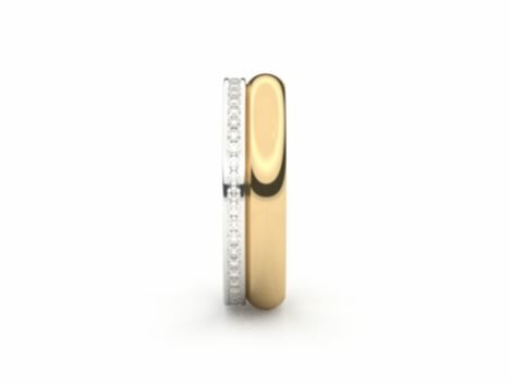 Aurodesign Trouwring - 18kt Bicolor | Auro Design Ring