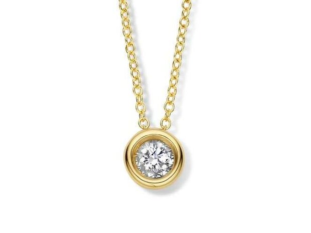 Hanger met Ketting - 18kt Geelgoud | COLLECTION VANSCHOENWINKEL
