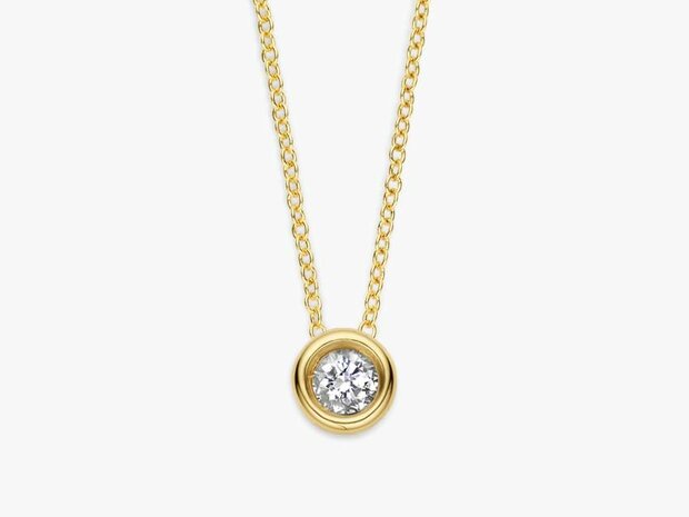 Hanger met Ketting - 18kt Geelgoud | COLLECTION VANSCHOENWINKEL