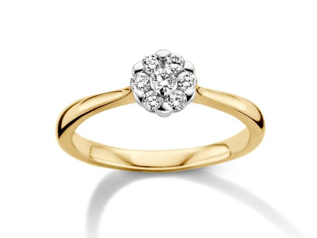 Ring entourage briljant - DULCI NEA 18K | DULCI NEA JEWELS