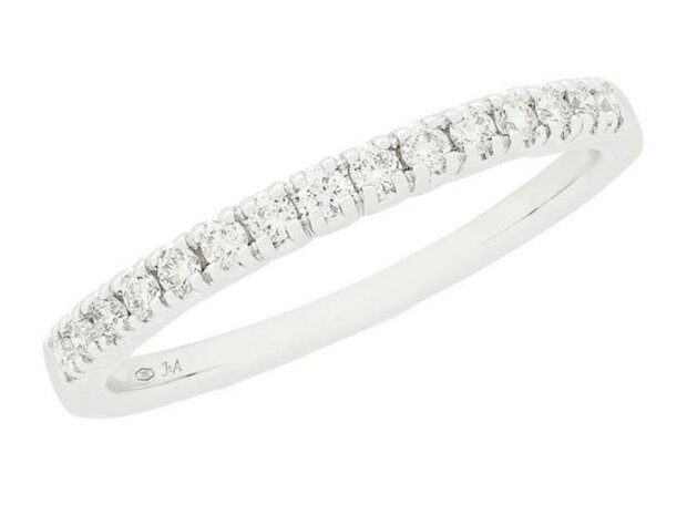 Ring Solitaire briljant - 18kt Witgoud | COLLECTION VANSCHOENWINKEL