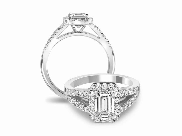Lab Grown Entourage - 18kt Witgoud | Lab Grown Collection VS