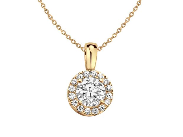 Lab Grown solitairketting  - 18kt Bicolor | Lab Grown Collection VS