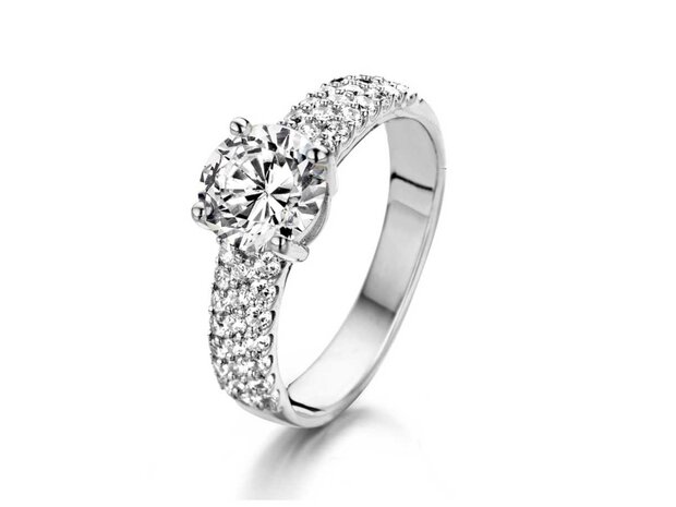 RING ZIRCONIA - Naiomy (AG) Zilver