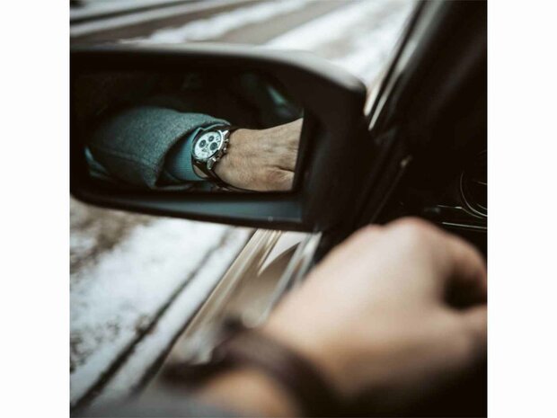 Horloge Edifice - Edelstaal+Leer | Casio Edifice