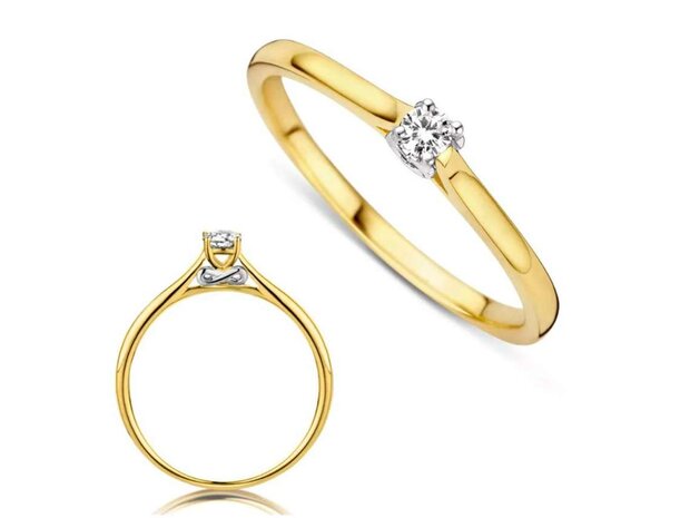 Ring Solitaire briljant - DULCI NEA 18K | DULCI NEA JEWELS