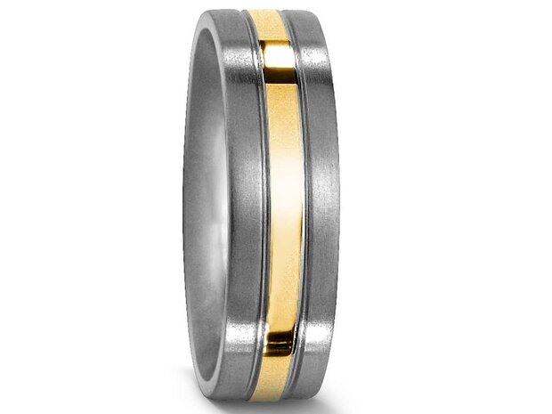 Titan Factory Ringen - TITANIUM + GOUD