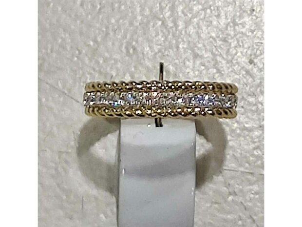 Ring briljant - 18kt Bicolor | PERONI & PARISE 18K