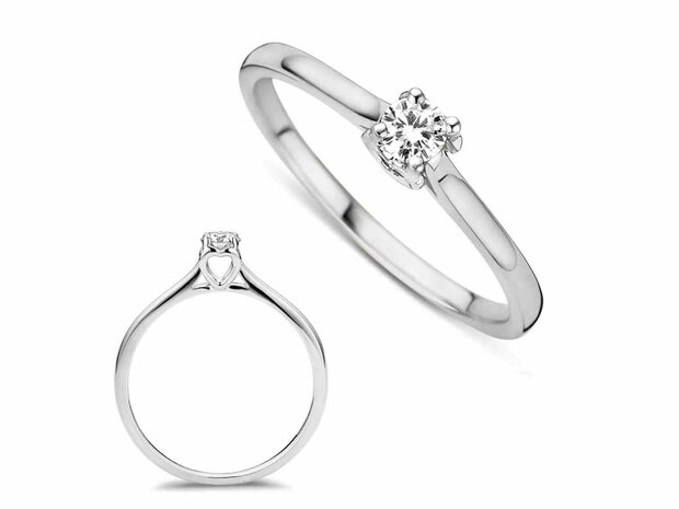Ring Solitaire briljant - DULCI NEA 18K | DULCI NEA JEWELS