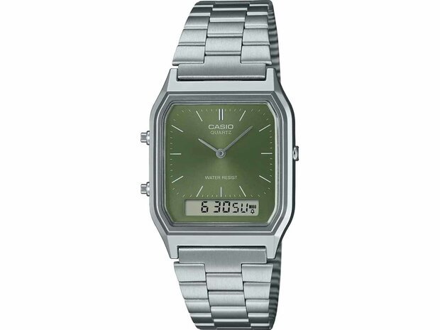 CASIO Vintage - Metal-Resin-Chrom&eacute;-messing