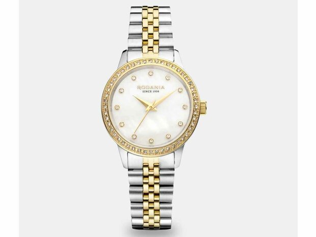 RODANIA SWISS MADE DAMES - Bicolor Staal-Plaqu&eacute; / PVD | Rodania 1930 Swiss Made