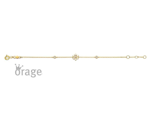 ARMBAND FANTASIE - 9kt Geelgoud | (Ag) Orage Zilver
