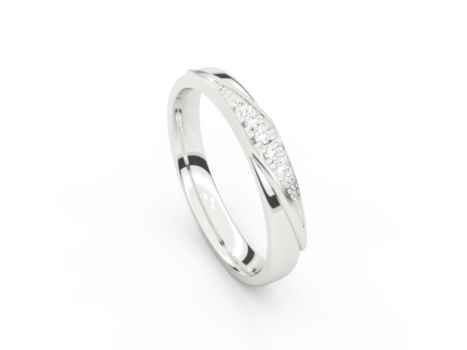 Tessina Trouwring - Tessina Trouwringen | 18kt Witgoud