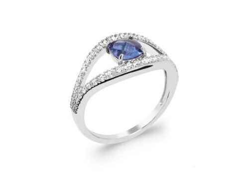 RING ZIRCONIA - SILVER BIJOUX CN  | (AG) Zilver Collection VS