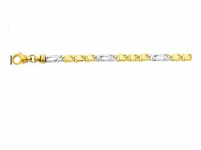 Heren ketting Figaro - 18kt Bicolor | COLLECTION VANSCHOENWINKEL