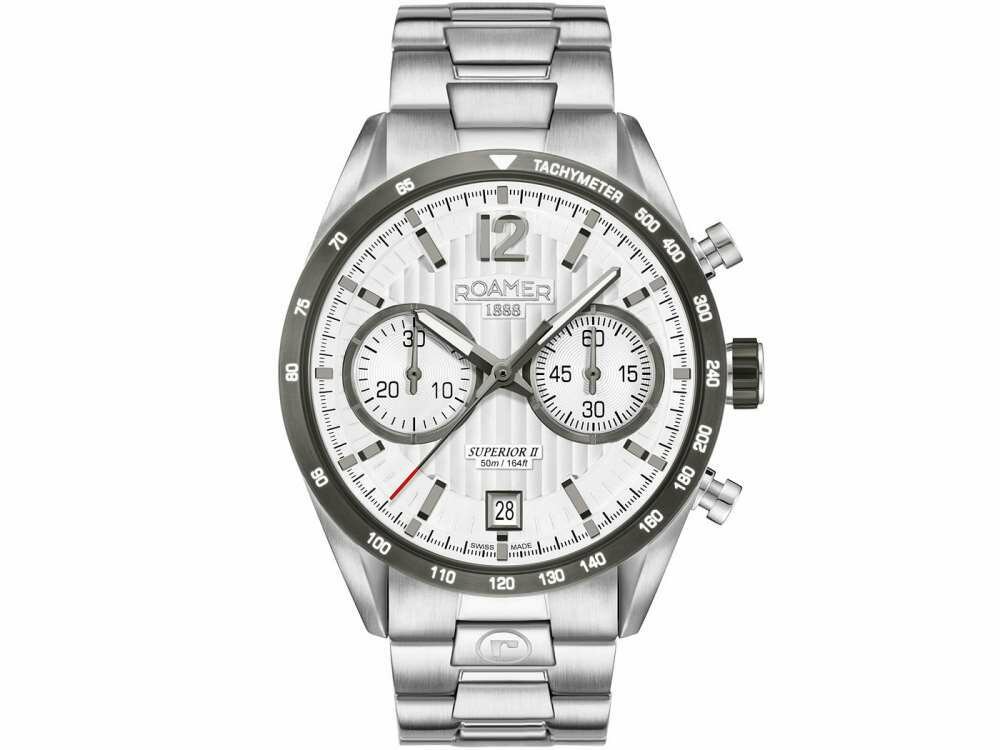 ROAMER WATCHES MEN - CHRONO QUARTZ METAL BRACEL