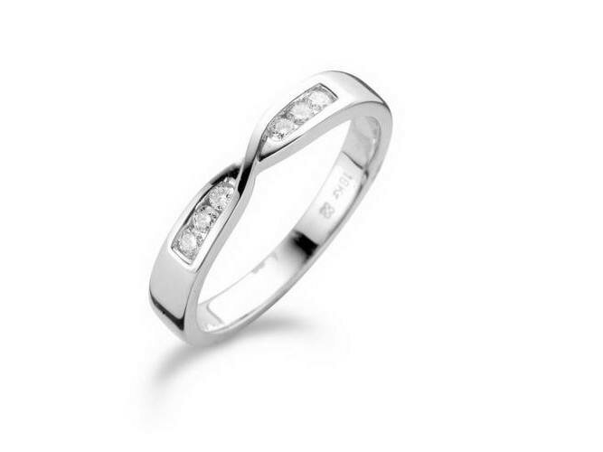 Ring briljant - 18kt Witgoud | J & A Collection 1970