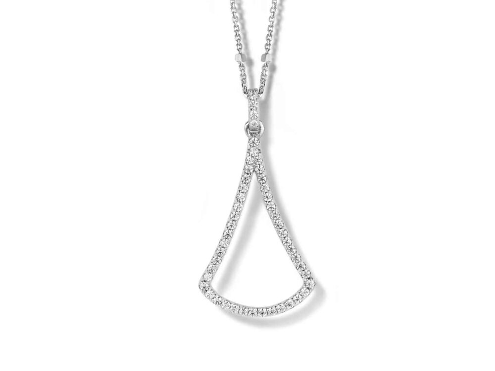 Hanger met Ketting - Naiomy (AG) Zilver