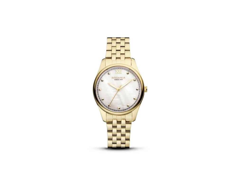 RODANIA SWISS MADE DAMES - Bicolor Staal-Plaqué / PVD | Rodania 1930 Swiss Made