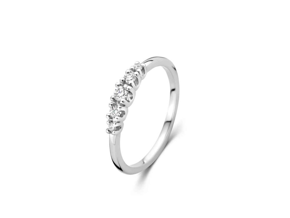 Ring alliance briljant - 18kt Witgoud | COLLECTION VANSCHOENWINKEL