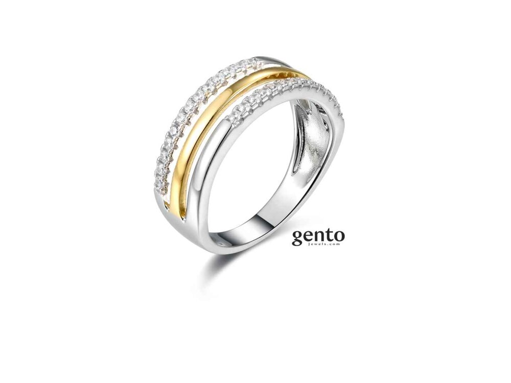 RING ZIRCONIA - Gento (AG) Silver | Gento silver jewels