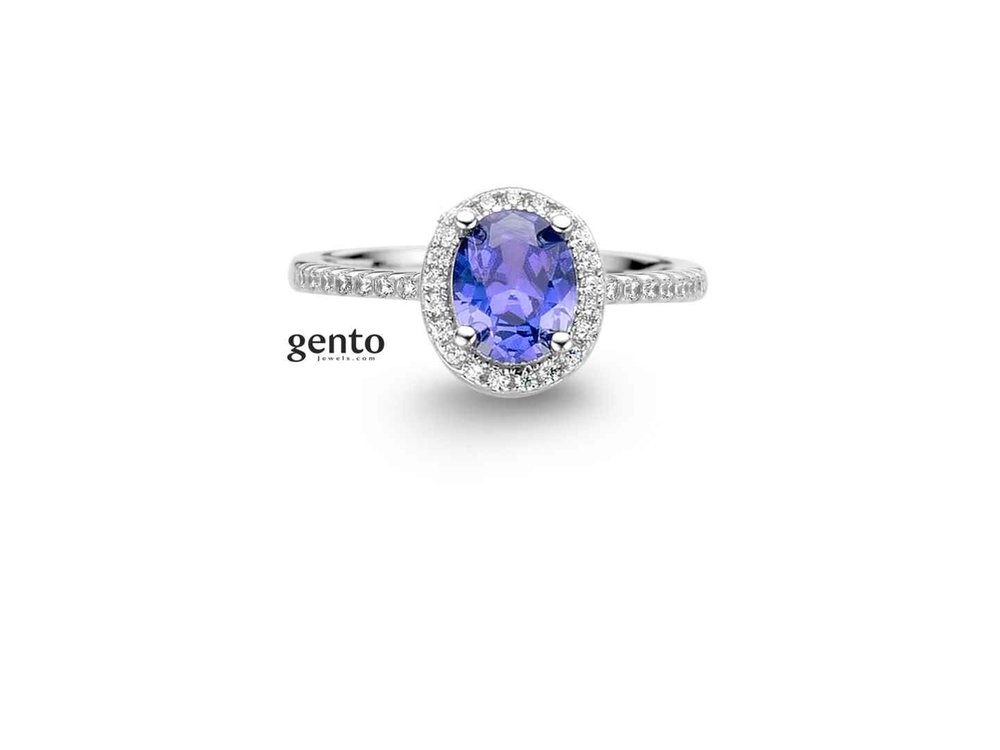 RING ZIRCONIA - Gento (AG) Silver | Gento silver jewels