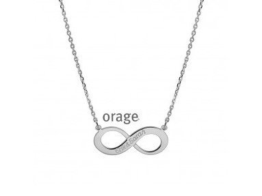 Naam-Collier - Zilver Gerhodineerd | (Ag) Orage Zilver