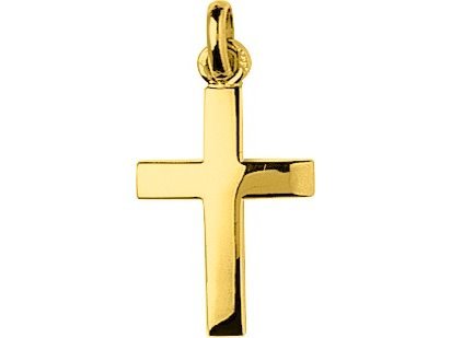 Hanger Kruisje - 18kt Geelgoud | COLLECTION VANSCHOENWINKEL