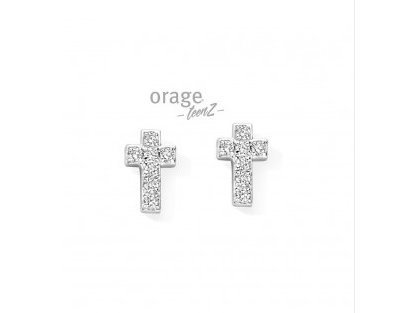 Oorbellen zirconia - Orage Silver Jewellery | (Ag) Orage Zilver
