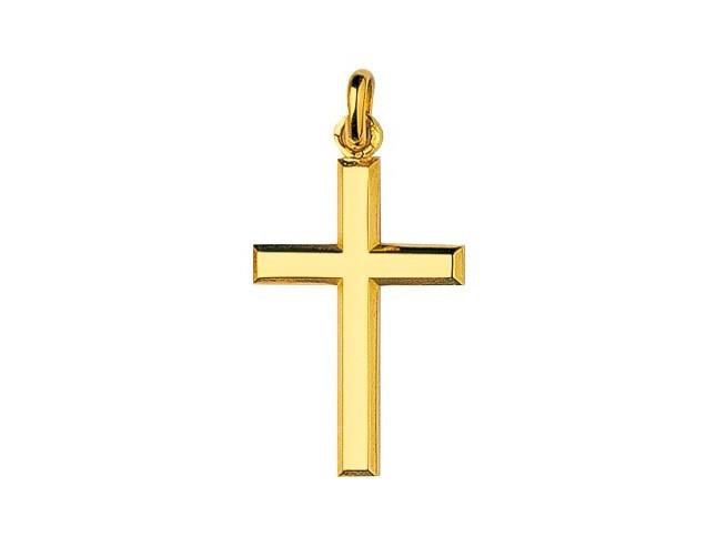 Hanger Kruisje - 18kt Geelgoud | COLLECTION VANSCHOENWINKEL