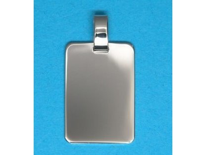 Hanger Voor Graveer Werk - Zilver Gerhodineerd | (AG) Zilver Collection VS