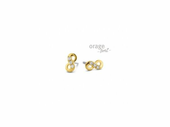 Oorbellen zirconia - Orage Kids Silver | (Ag) Orage Zilver