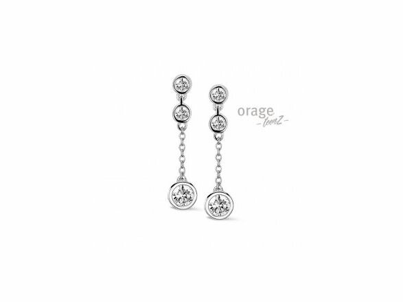 OORBEL AFHANGER ZIRCONIA - Orage Kids Silver | (Ag) Orage Zilver